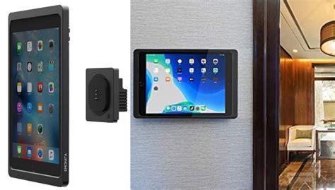 ipad wall bracket mounts to junction box|Magnetic Wall Mount with Charging Case for iPad 10.2” 7th / 8th / .